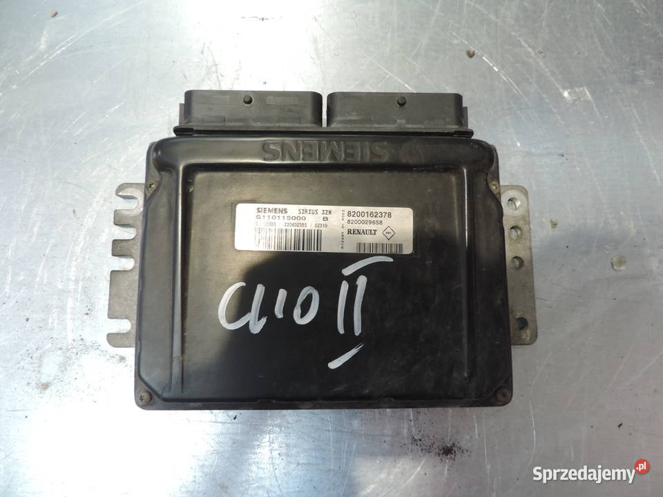 STEROWNIK KOMPUTER CLIO II 12 8200162378 Komputery