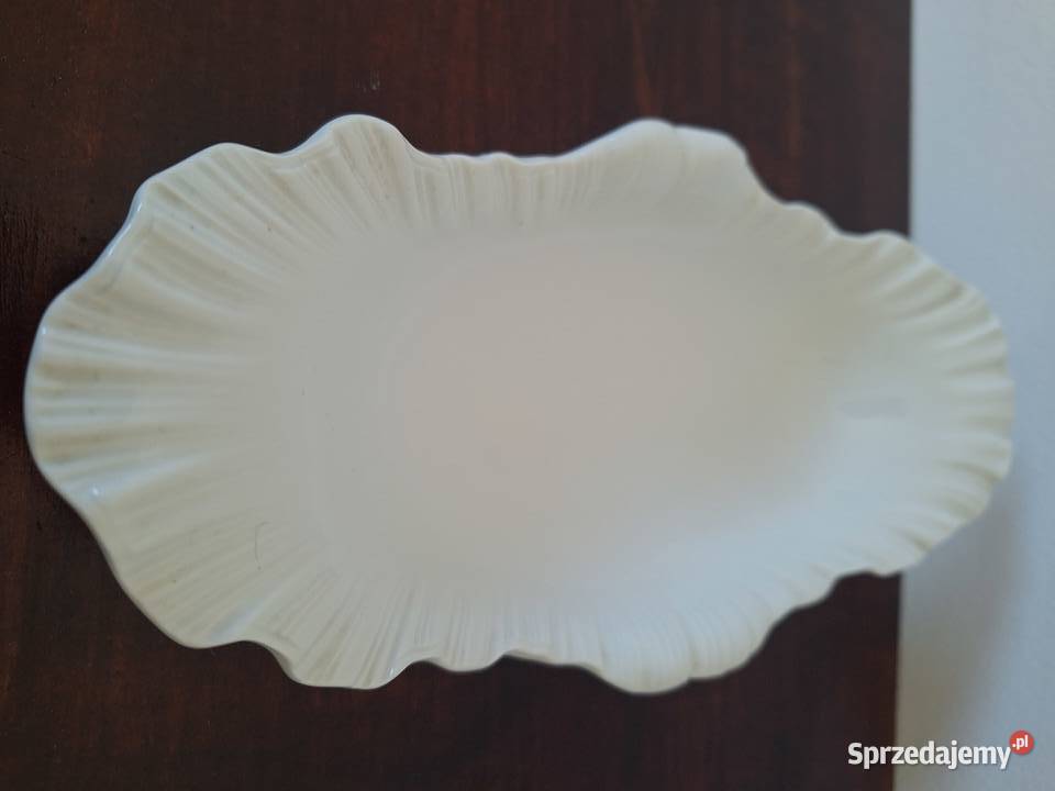 KPM Berlin zabytkowa biała patera porcelana w Gdańsk