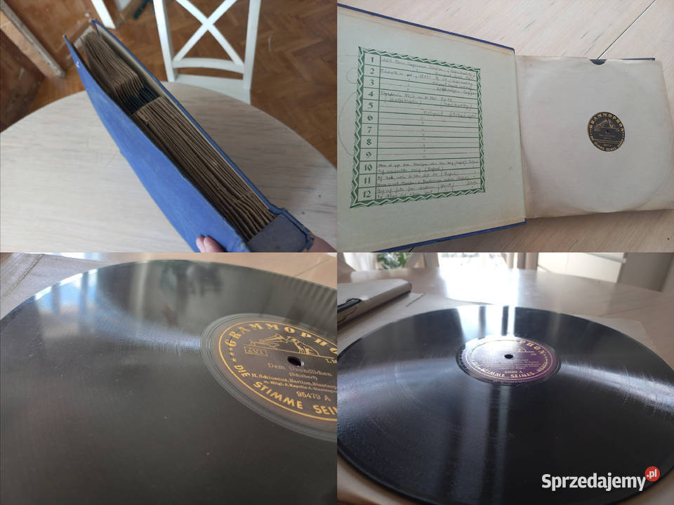 Stary Album 12 płyt szelakowych