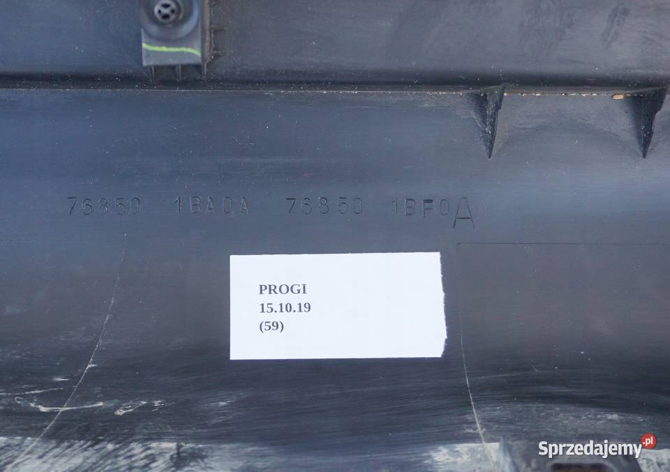 LISTWA PROGOWA PRAWA PRÓG INFINITI EX35 Nowy Tomyśl