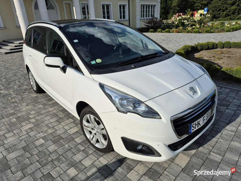 Peugeot 5008 16hdi navigacja panorama hed ap 7 Drelów