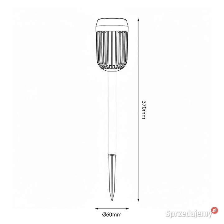 Lampka Solarna Flame 1800K IP44 Ogród Starokrzepice sprzedam