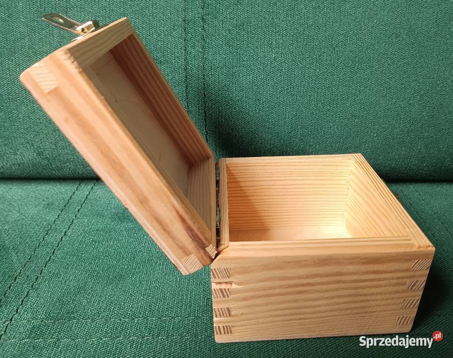 Drewniana szkatułka decoupage herbaciarka sprzedam