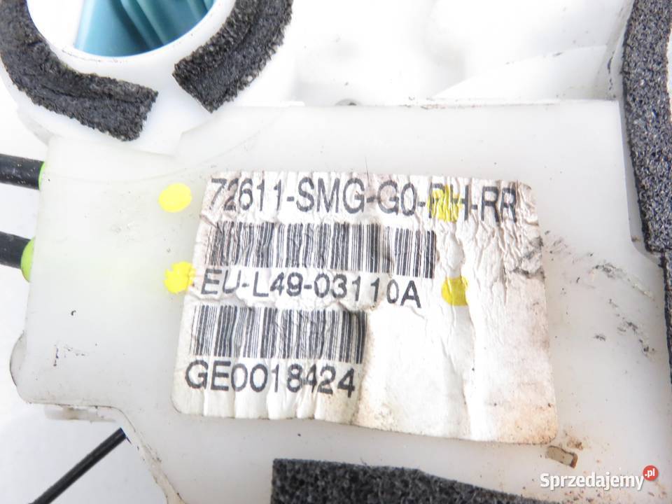 ZAMEK PRAWY TYLNY HONDA CIVIC VIII 72611SMGG0