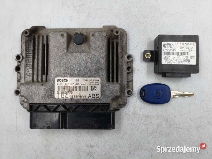 Sterownik Silnika Fiat Multipla 19 JTD 51869773 Wyszków
