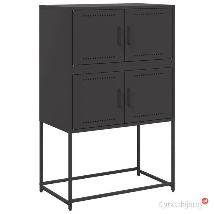 Szafka czarna 685x385x107 stal WM846482 Pozostałe Warszawa