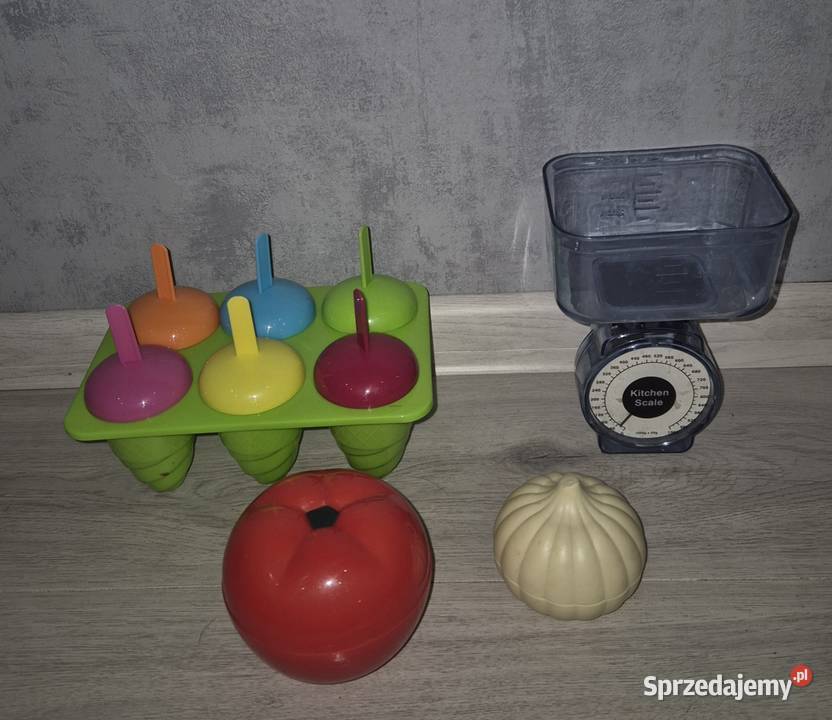 Akcesoria kuchenne zestaw waga pojemniki Łódź