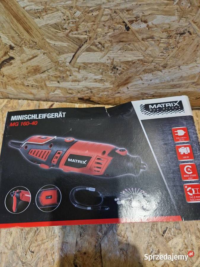 Zestaw do szlifowania i grawerowania Matrix 160 Głogowa