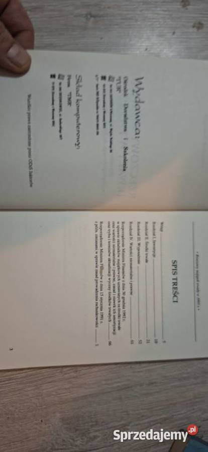 Pierwsze wydanie Rzeczowy Majątek Trwały w 1993