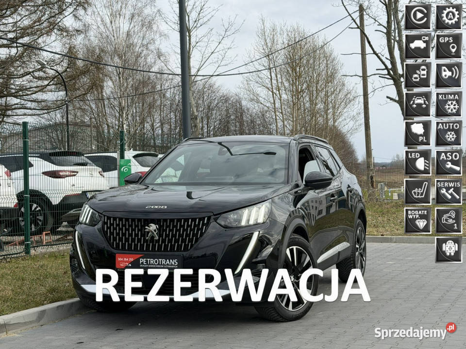 Peugeot 2008 15 131 GT FULL LED Automat Asystent 2008 Mrągowo