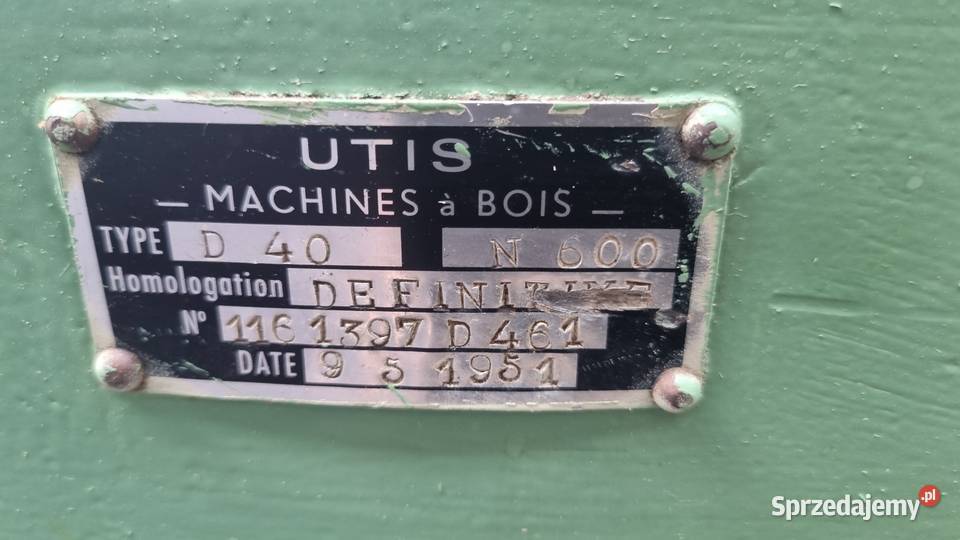 Wyrówniarka UTIS D40 Karsin