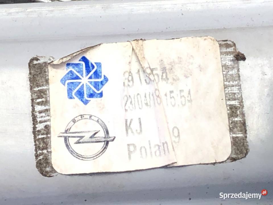 PODNOŚNIK SZYBY PRAWY PRZÓD OPEL INSIGNIA B sprzedam