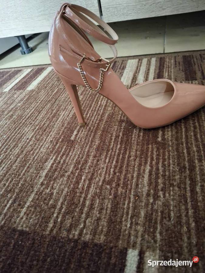 Szpilki pudrowy róż Bydgoszcz