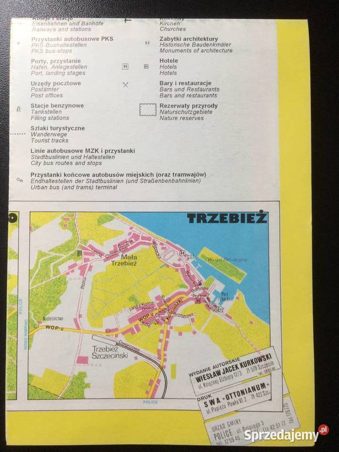 2743 Police Plan Miasto I Antykwariat Szczecin sprzedam