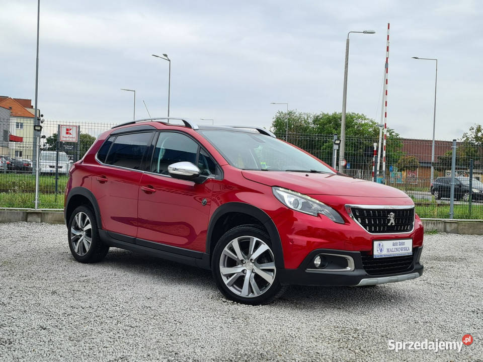 Peugeot 2008 SzklanyDach Navi PDC Kamera 2xPDC komputer pokładowy Wągrowiec