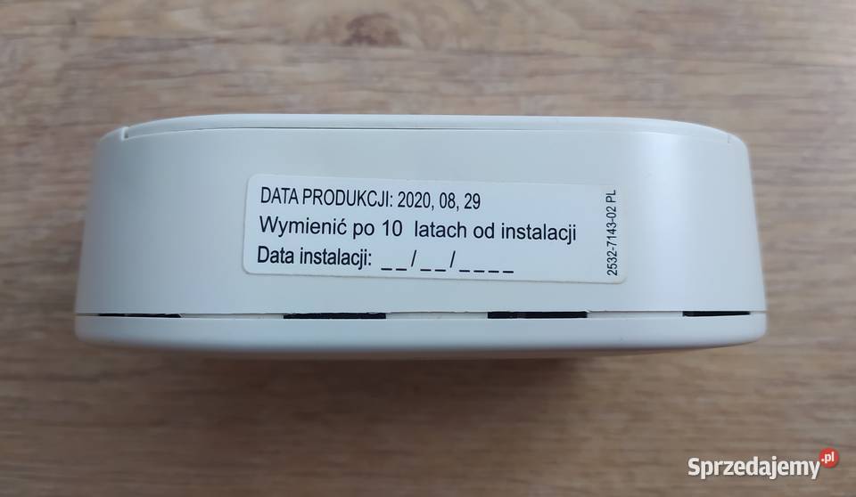 Czujnik Tlenku Węgla KIDDE 5CO biały