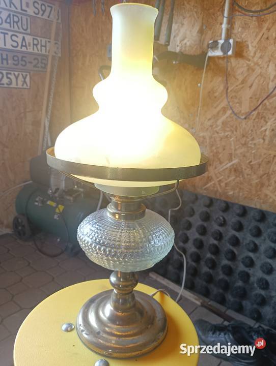 Lampa nocna PRL Wieliczka Brzóza Królewska