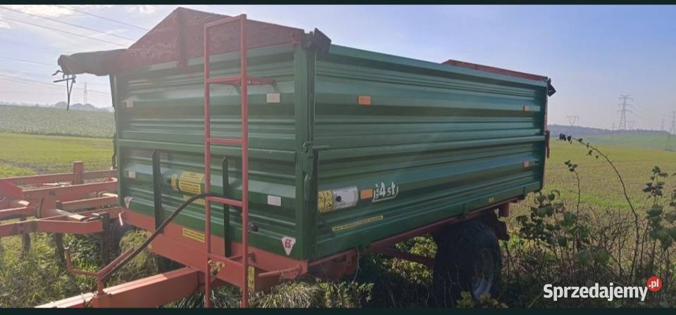 Przyczepa rolnicza jednoosiowa 455 ton kujawsko-pomorskie