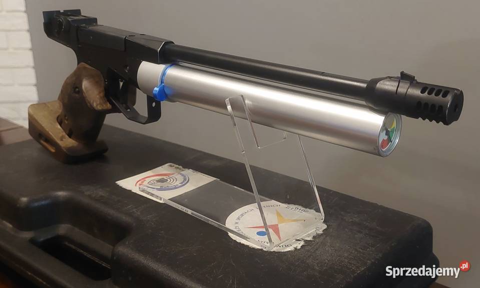 Pistolet Fwb C20 pcp 45mm match kompensator Borówno