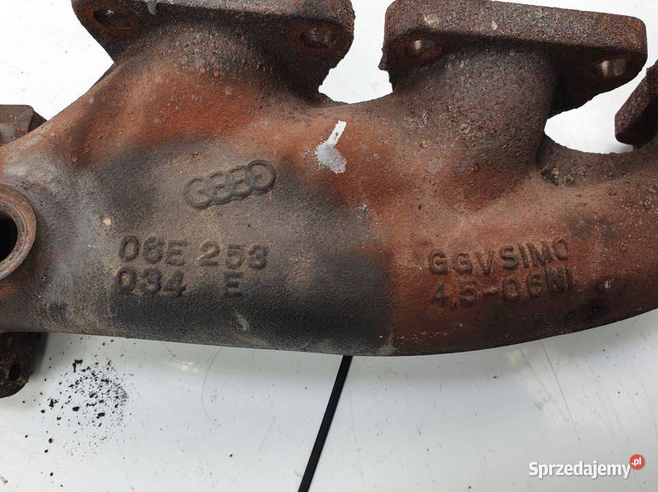 KOLEKTOR WYDECHOWY AUDI A8 D3 06E258034E Lipno