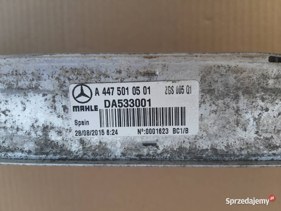 MERCEDES VITO W447 INTERCOOLER CHŁODNICA Trzciel