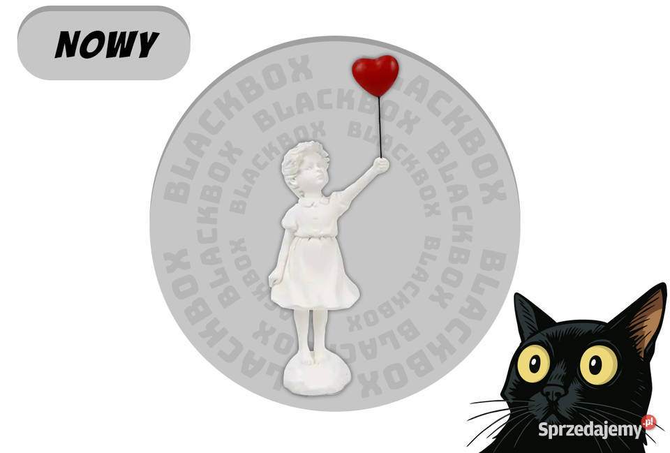 NOWY Figurka Banksy Dziewczynka z Balonikiem w Węgrów