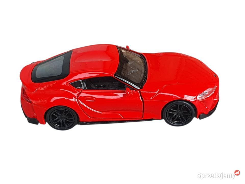 Model samochodu Toyota Supra Welly 134 czerwony śląskie Cieszyn