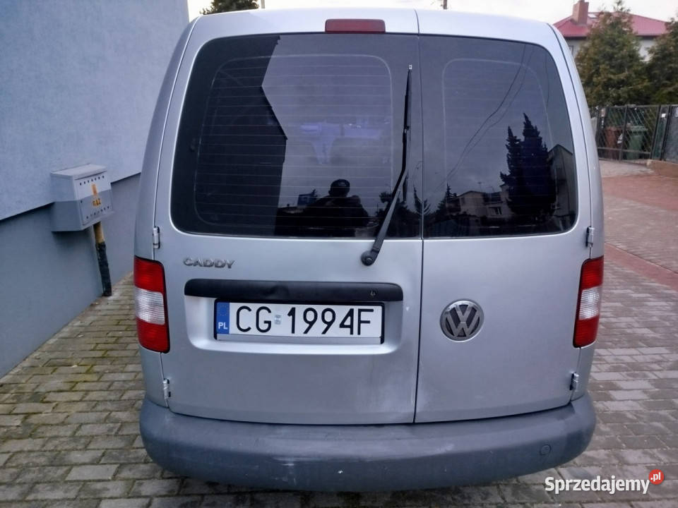 Volkswagen Caddy 5 osobowy zarejestrowany Toruń sprzedam