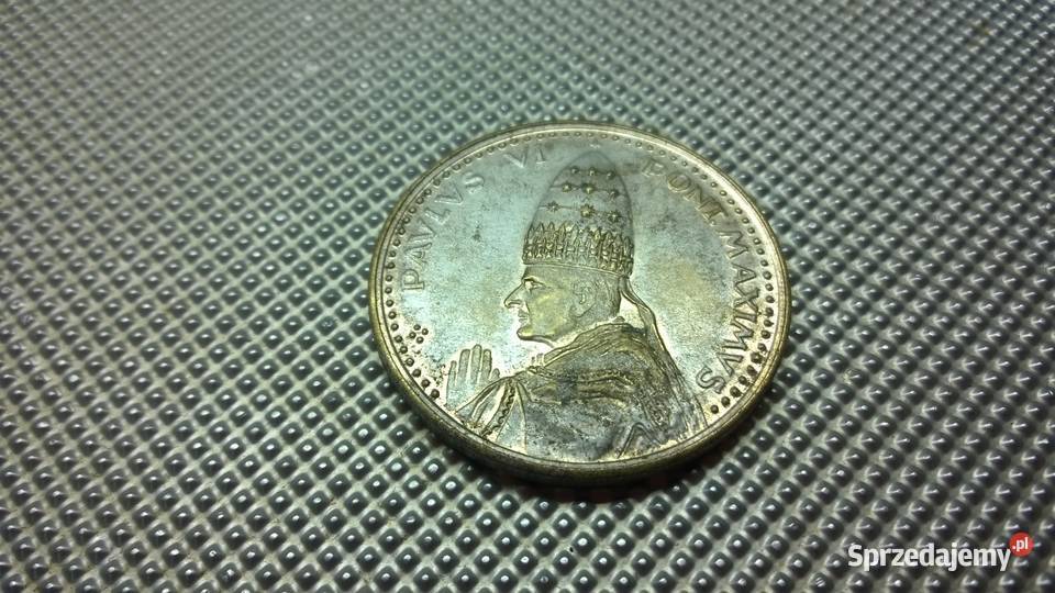 medal 1975 Papież PAWEŁ VI PONT MAXIMUS mazowieckie Warszawa