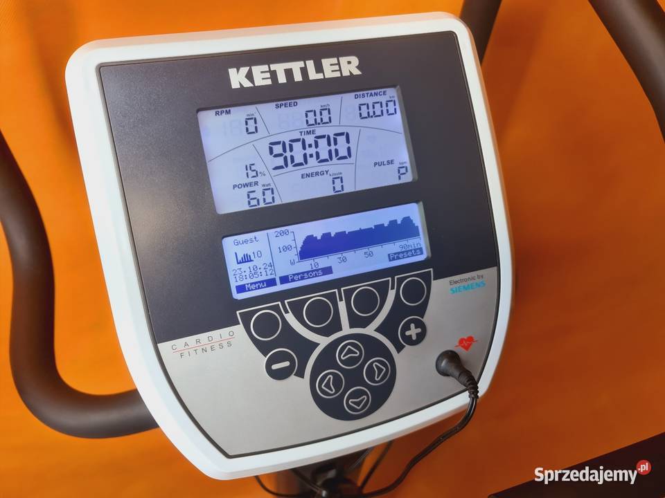 Mocny model Rower Kettler X7 elektromagnetyczny Sprzęt do ćwiczeń Ostrzeszów sprzedam