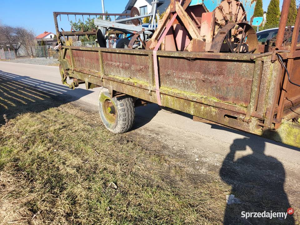 Rozrzutnik obornika jednoosiowy platforma