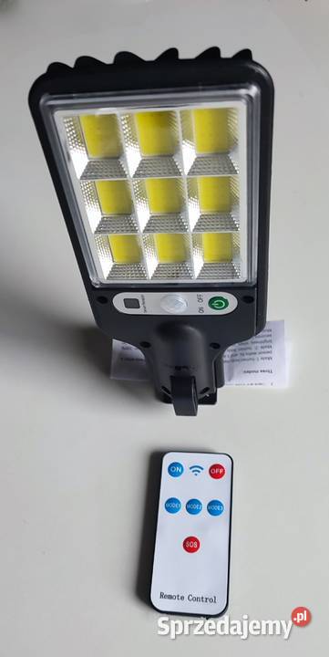 Lampa solarna uliczna czujnik ruchu i zmierzchu Lubawka