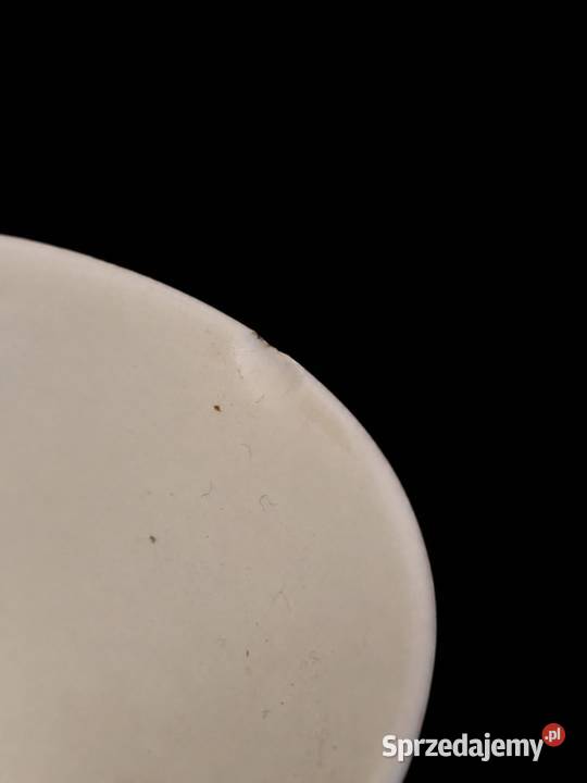 Chińska filiżanka ze spodkiem Porcelana w róże łódzkie