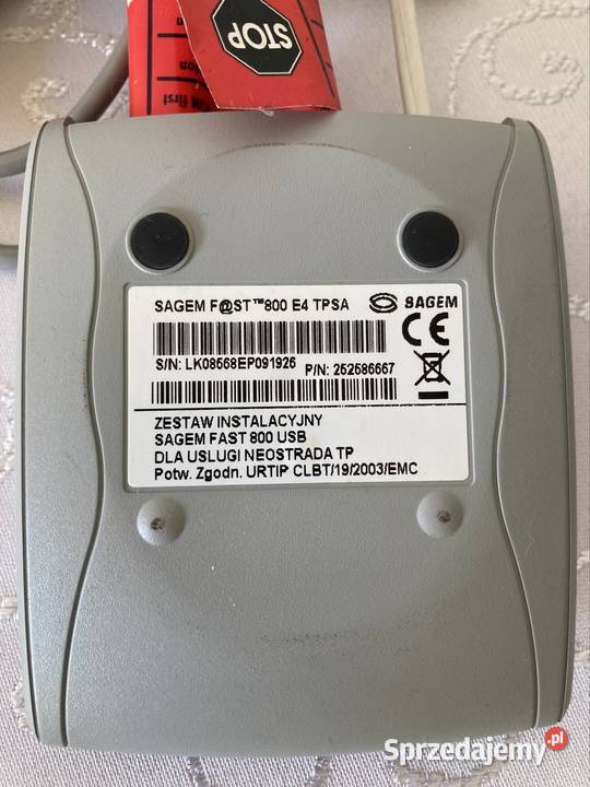 Modem Neostrada TP 800 E4 TPSA 1 kpl plus Czerwionka-Leszczyny