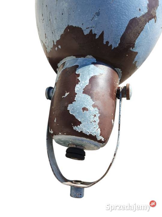 Stara lampa lampka emaliowana lata 5060 antyk Cieszyn