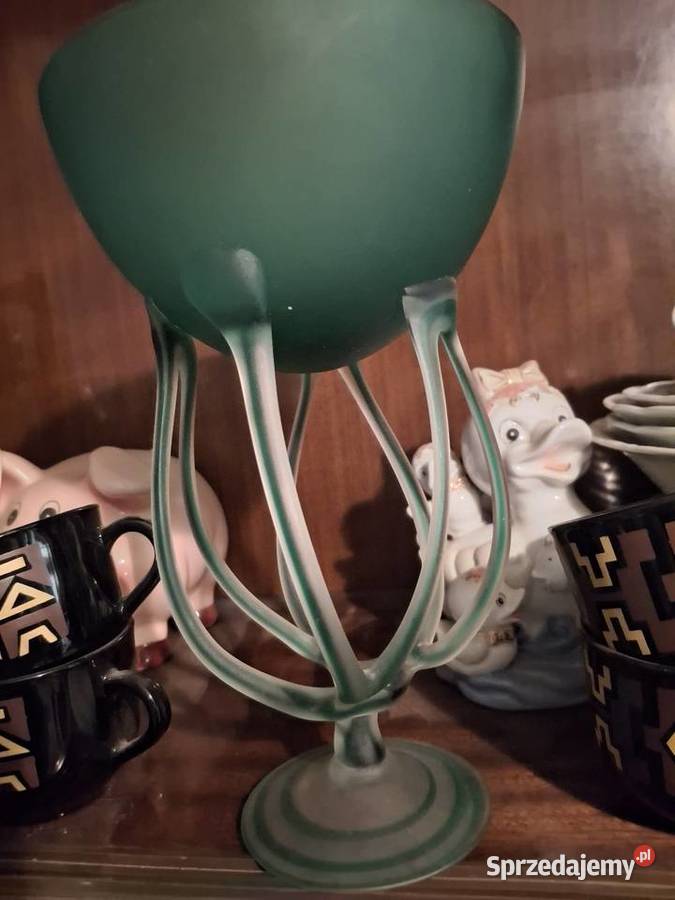 Piękna szklana patera Warszawa