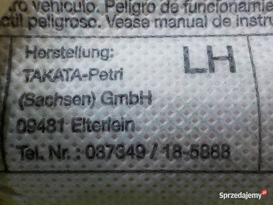 SUPERB II 20 TDI AUT 13r 5D AIRBAG poduszka osobowe Poduszki powietrzne Suków