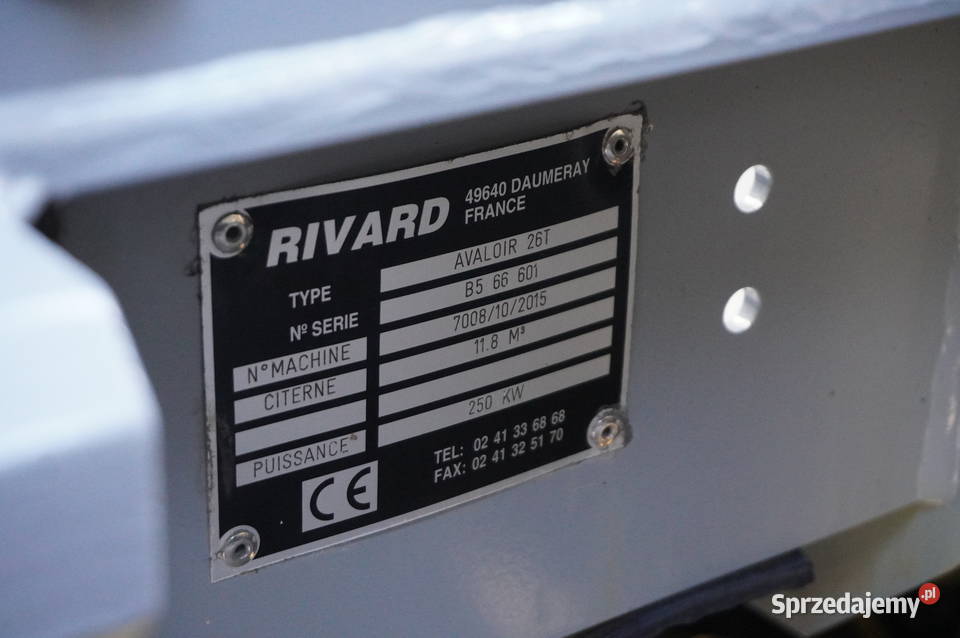 MAN TGM 26340 E6 Beczka asenizacyjna Rivard 118 Kraków