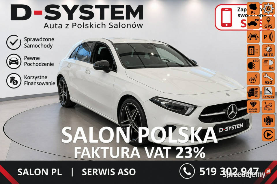 Mercedes A 200 22 Automat Salon Polska 1Wł Białystok