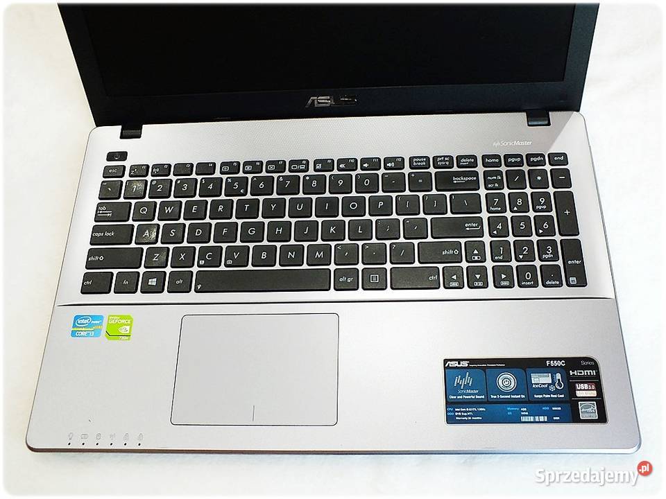 Laptop ASUS F550C Win10 Sprzęt NOWY Stan IDEALNY Żary sprzedam