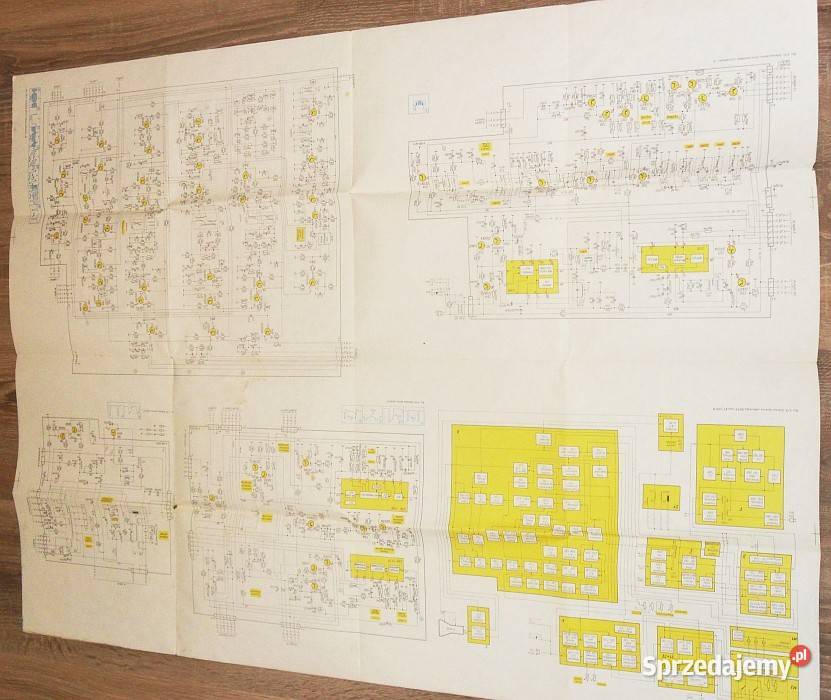 Schemat ideowy i blokowy telewizora SONY KV 1820 Gliwice sprzedam