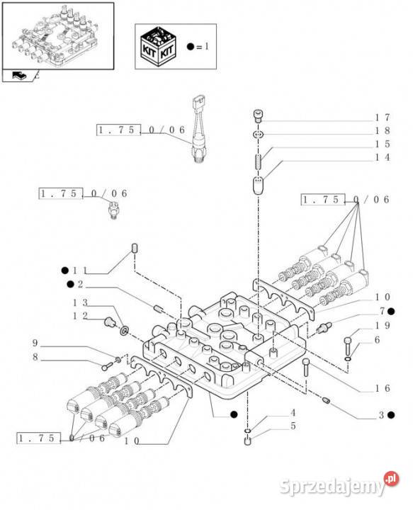 Holland T6010 Pokrywa 87316740 Jastrzębniki