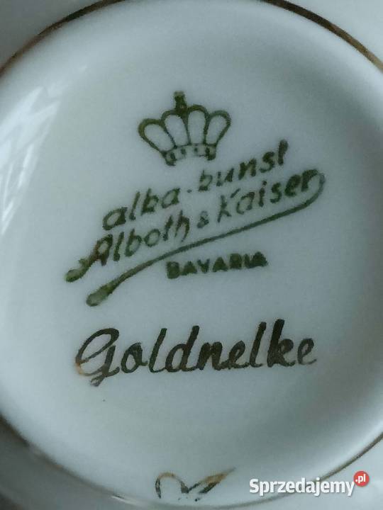 Porcelanowy serwis kawowy ALKA Kunst Alboth Góra sprzedam