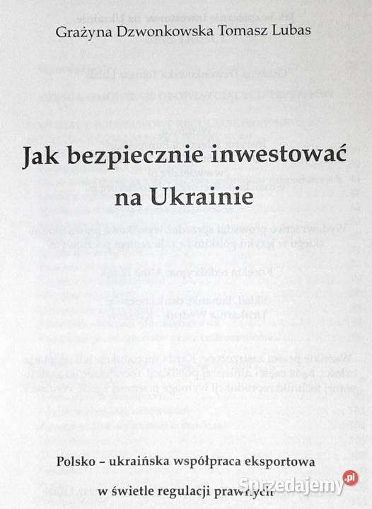 bezpiecznie inwestować na Ukrainie G Chełm