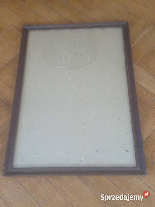 Drawniana rama z oszkleniem wym 96 x 68 brązowy opolskie Opole