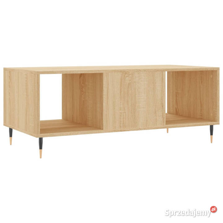 Stolik kawowy dąb sonoma 102x50x40 materiał Warszawa