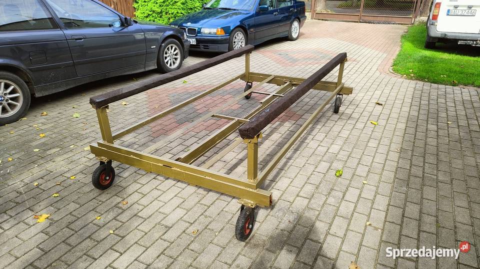 Wózek stojak do łodzi motorowej jachtu podlaskie Augustów