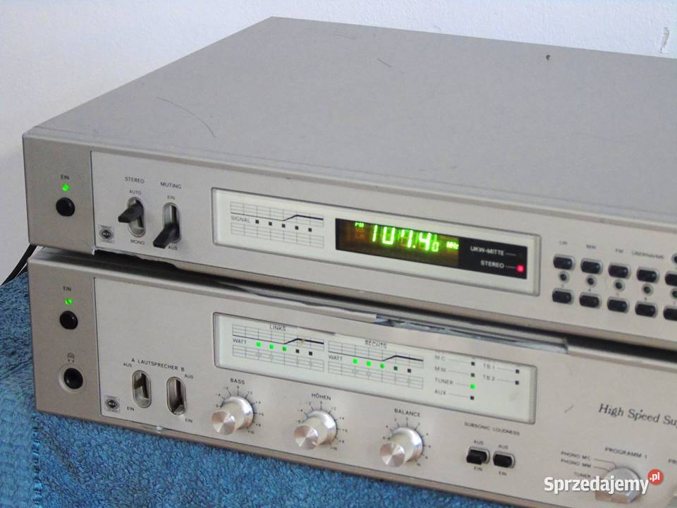 Wzmacniacz i Tuner UHER VG825 i EG725 Vintage Audio Jasło sprzedam