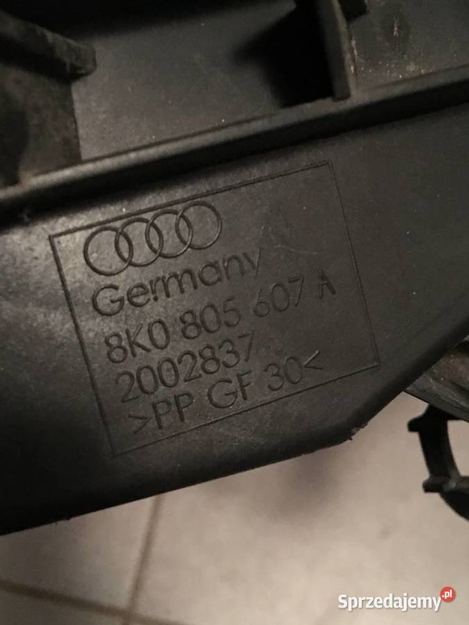 ŚLIZG LAMPY LEWY PRZÓD AUDI A4 8K0805607A Szczecin