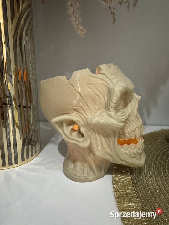 Dekoracja Halloween świecznik w kształcie mazowieckie Warszawa